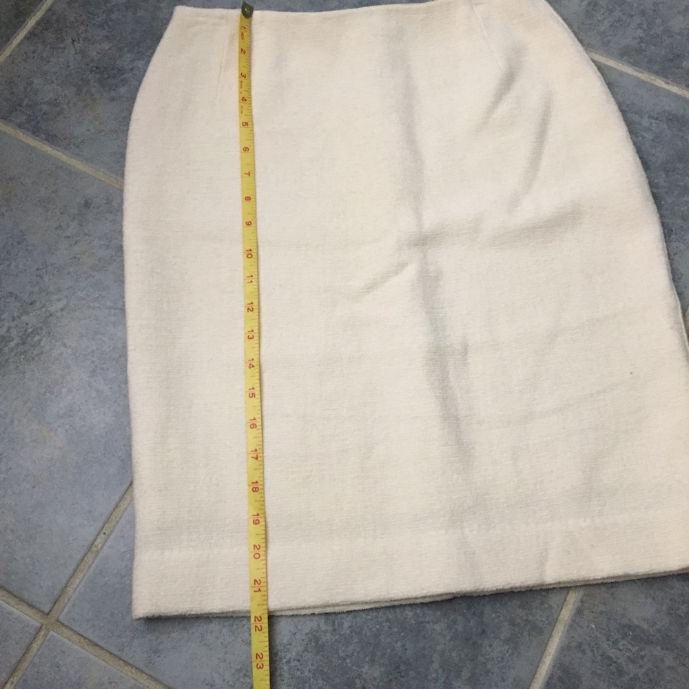 Oscar De La Renta Wool Silk Skirt 6 NWOT - Picture 6 of 8